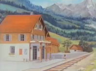 La gare de Rossinière
