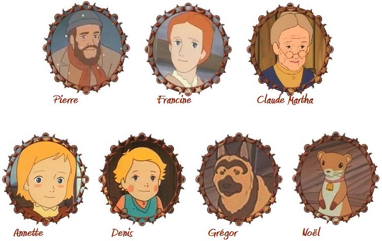 Les habitants de la maison des Barniel