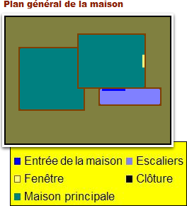 Plan de la maison des Morel